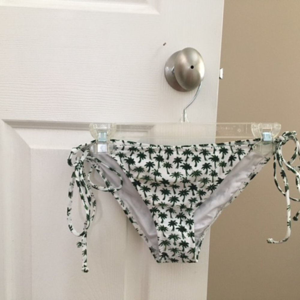 Milly Palm Print Fiji String Bikini Bottom Size S
